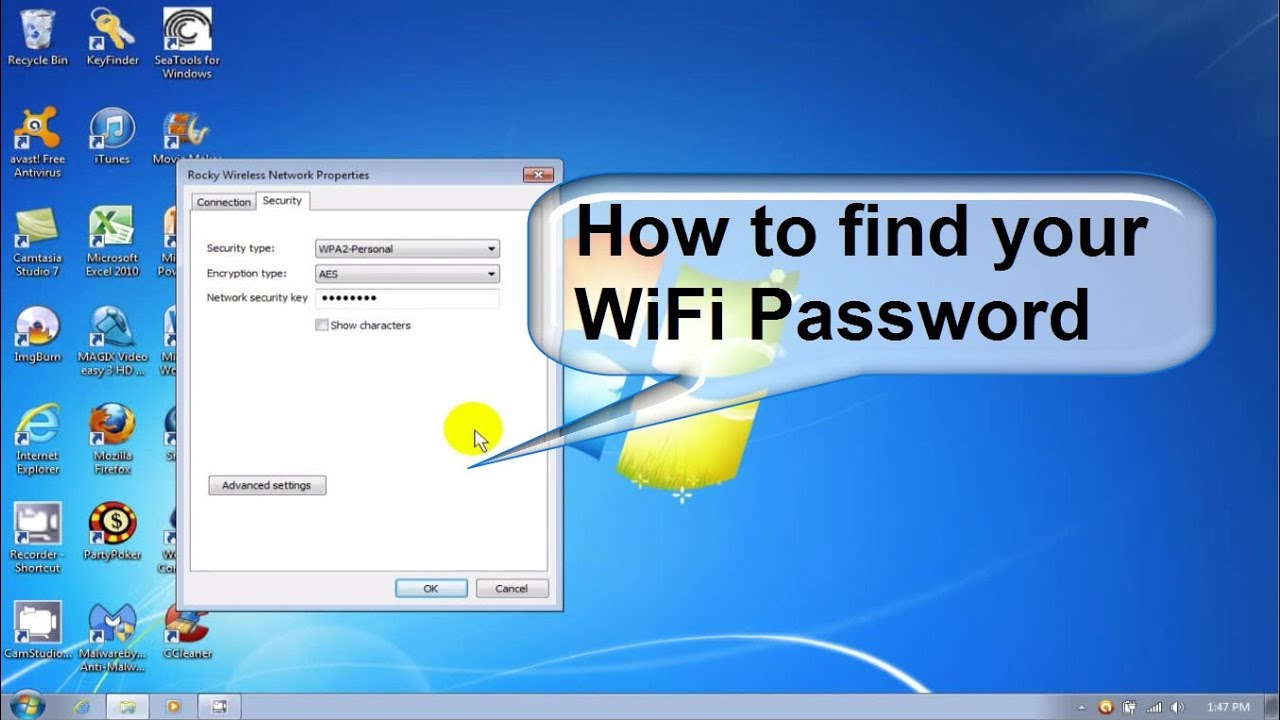find wifi password